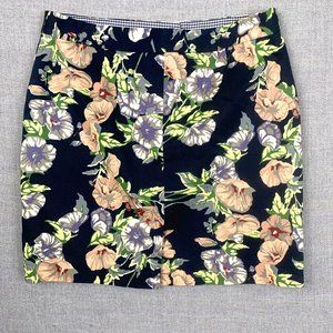 Brooks Brothers Floral Lined Skirt Size 6